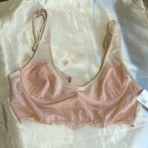 Out from Under Lace Nude Underwire Bralette